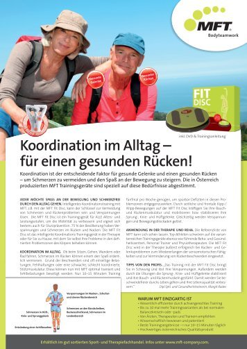 Download des Trainingsplans "Gesunder Rücken" - MFT