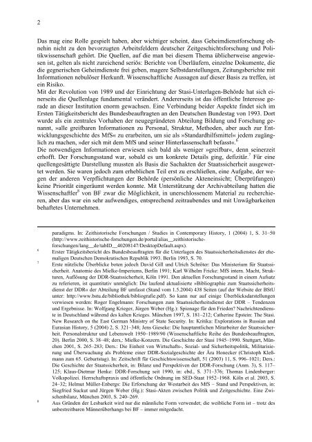 "Institutionengeschichte des MfS" (PDF, 109KB, Datei ist nicht - BStU