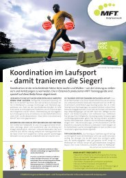 Trainingstipps LAUFEN - MFT