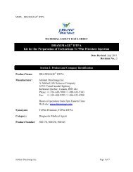 MSDS – DRAXIMAGE