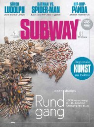 Aktuelle Ausgabe SUBWAY Stadtmagazin Braunschweig als PDF ...