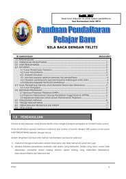 UNIKL MIAT Panduan Pendaftaran - UniKL Admission - Universiti ...