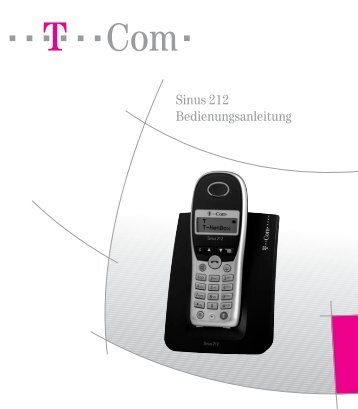 Sinus 212 Bedienungsanleitung - Telekom