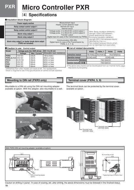 Micro Controller PXR Series - Fuji Electric America