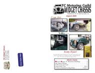 August Midget Chassis - TC Motoring Guild