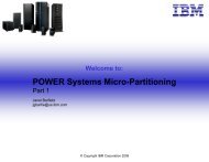 POWER Systems Micro-Partitioning - IBM