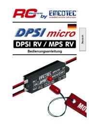 Bedienungsanleitung DPSI Micro - Emcotec