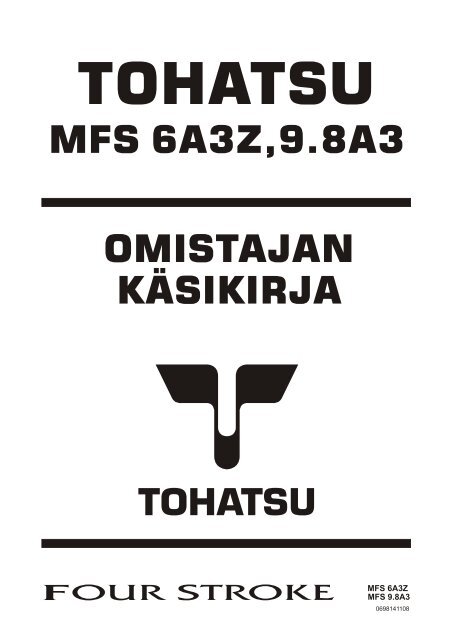 Manual MFS 6A3Z, 9.8A3 - Tohatsu