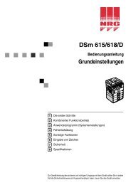 Aficio 2015/2018/2018D Bedienungsanleitung ... - Nashuatec