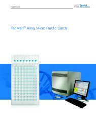 TaqMan® Array Micro Fluidic Cards User Guide - Applied Biosystems