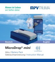 MicroDrop® mini - MPV MEDICAL GmbH