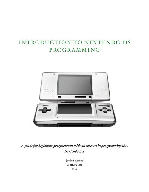 introduction to nintendo ds programming - Top Producer® Websites ...
