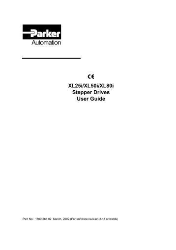XL stepper amplifier with indexer User Guide - Maccon.de