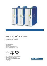 ServoStar 601...620 - Hardware manual - Maccon.de
