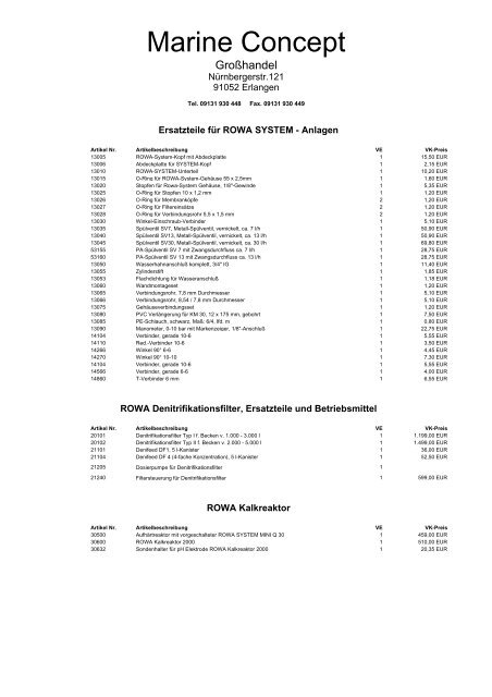 für Kunden als pdf - download - Marine Concept