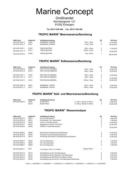 für Kunden als pdf - download - Marine Concept