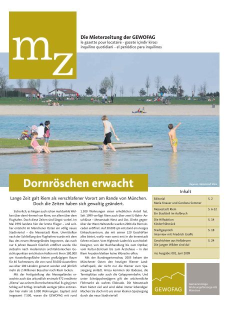 Dornroschen Erwacht Gewofag Holding Gmbh