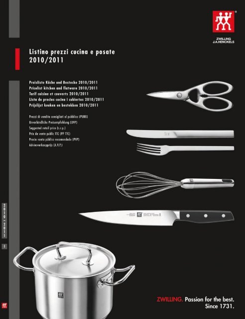 Elegance Set de 5 couteaux chef Blanc