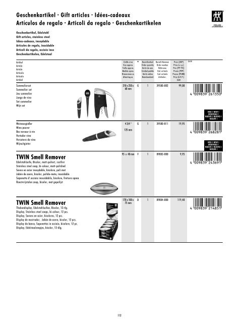 Scarica catalogo PDF - AF coltelli