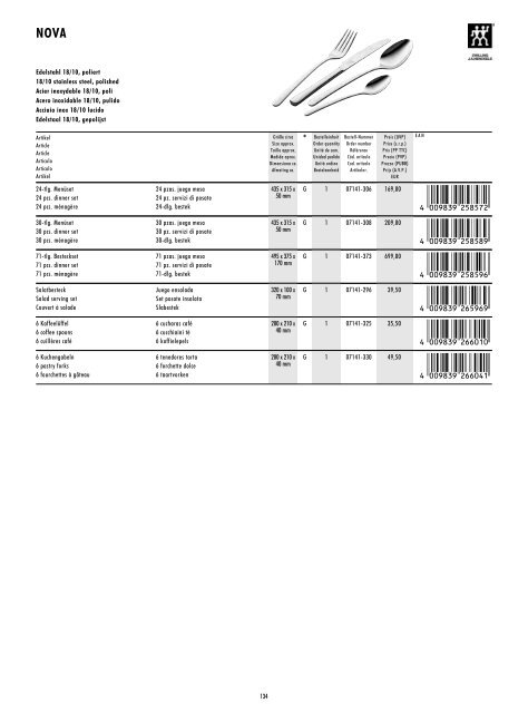 Scarica catalogo PDF - AF coltelli