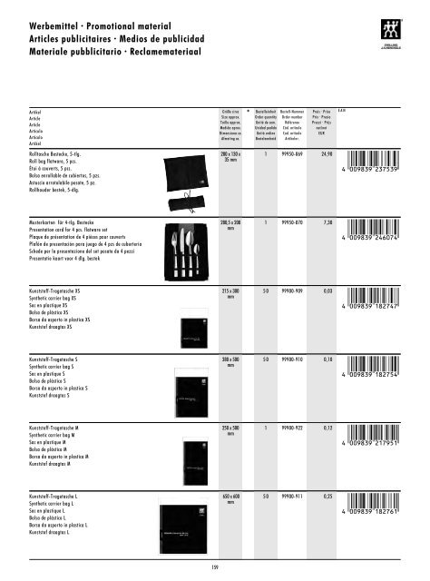 Scarica catalogo PDF - AF coltelli