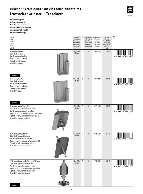 Scarica catalogo PDF - AF coltelli