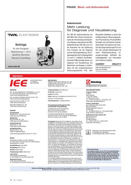 PDF-Ausgabe herunterladen (26.7 MB) - IEE