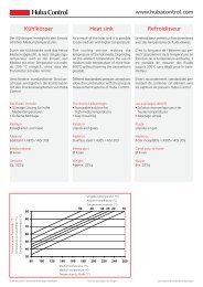 Download Fiche technique (PDF) - Huba Control