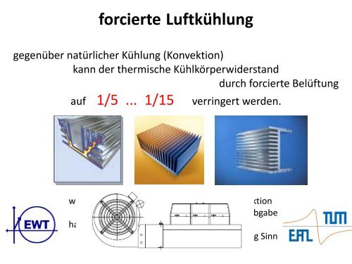 Kühlung von Leistungshalbleitern - EAL Lehrstuhl für Elektrische ...