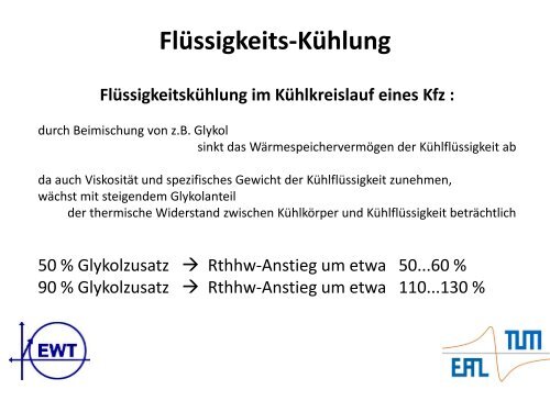 Kühlung von Leistungshalbleitern - EAL Lehrstuhl für Elektrische ...