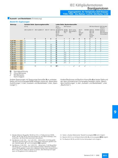 IEC Käfigläufermotoren