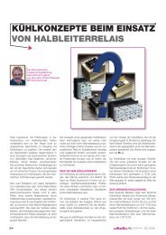 KÜHLKONZEPTE BEIM EINSATZ VON HALBLEITERRELAIS - elforum