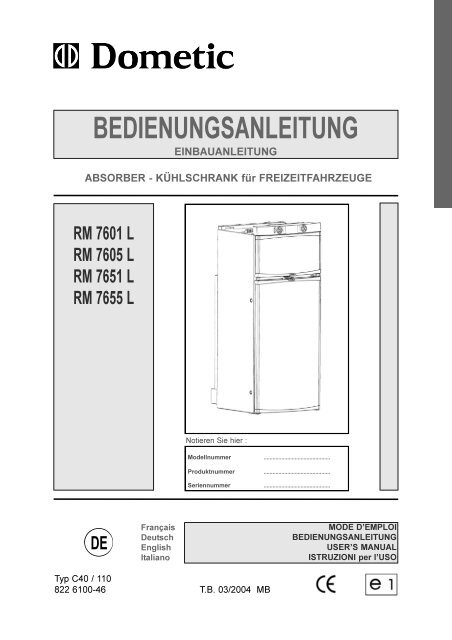 BEDIENUNGSANLEITUNG - Electrolux-ui.com