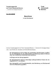 S3 1467/08 (pdf - Verwaltungsgericht Bremen