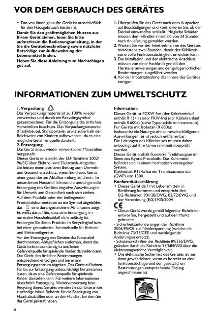 Gebrauchsanweisung KRI 1509/A - Bauknecht-mam.ch