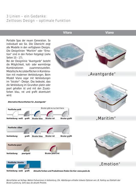 Riviera Pool Portable Spas Katalog - Wellness und Fun ...