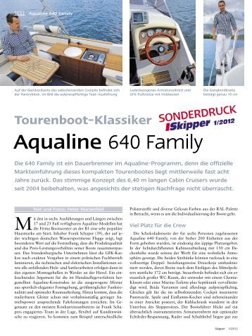 Aqualine 640 Family - AQUALINE BOOTE