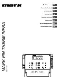 M A R K P IN T H E R M IN F R A - Air heater