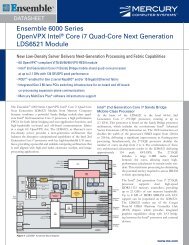 Ensemble 6000 Series OpenVPX Intel® Core i7 Quad-Core Next ...