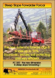 Steep Slope Forwarder - Herzog Forsttechnik