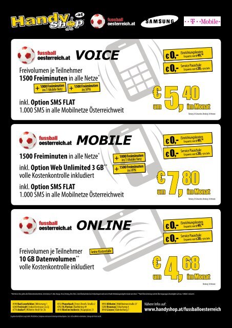 20120427 Fussball Österreich Tarif Flyer.indd - Handyshop