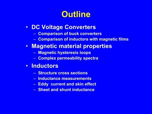 Integrated Inductors with Magnetic Materials for On-Chip ... - Hot Chips