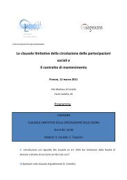 Programma convegno firenze - INSIGNUM