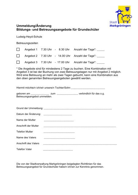 und Betreuungsangebot - Ludwig-Heyd-Schule (PDF - Stadt ...