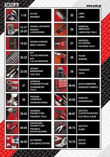 Katalog YATO - Moto narzędzia