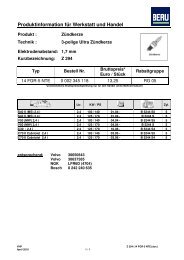 Produktinformation für Werkstatt und Handel - Autoteile Pirna