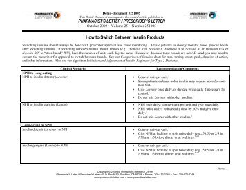 How to Switch Between Insulin Products