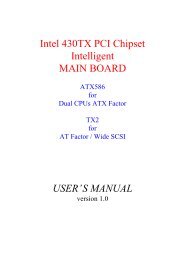 Intel 430TX PCI Chipset Intelligent MAIN BOARD ... - Elhvb.com