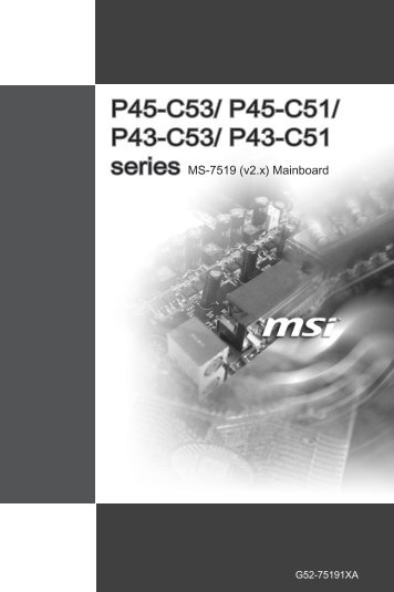 P45-C53/ P45-C51 - MSI