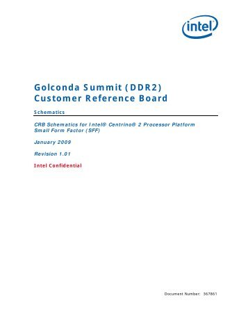 Golconda Summit (DDR2) Customer Reference Board - Intel